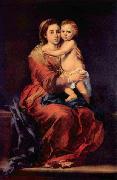 Bartolome Esteban Murillo Madonna with the Rosary oil painting on canvas